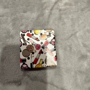 Colorful Makeup Patterned Compact Mirror